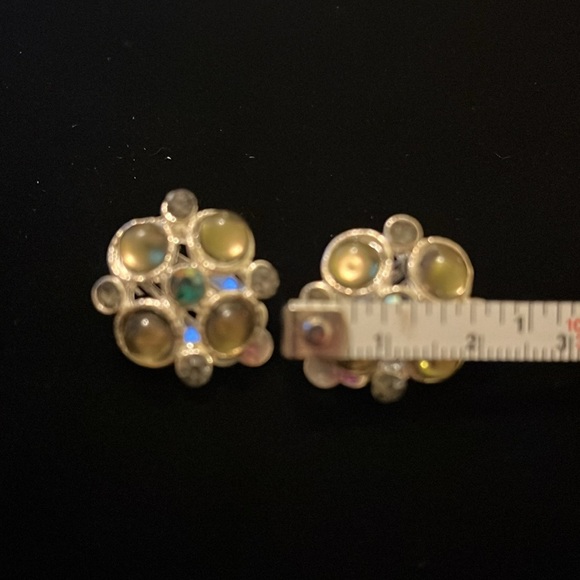 Silver tone Clip-on Earrings - Picture 5 of 17